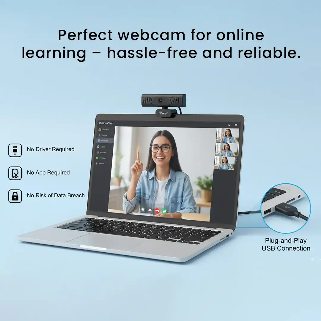 Tonzo PTZ 210  Digital Webcam Full HD 1080P Auto Focus USB Camera with Pan Tilt